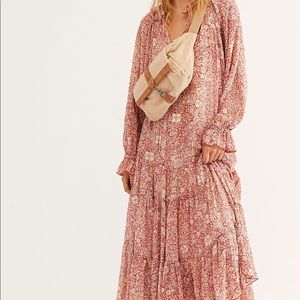 free people feeling groovy maxi dress XS